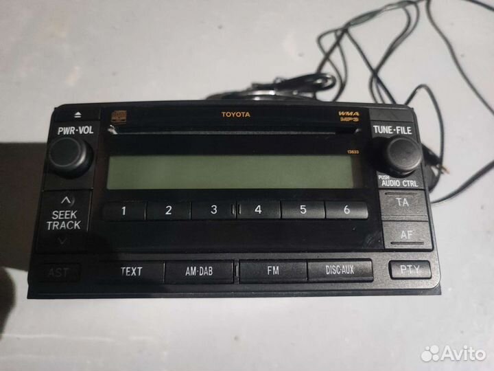 Магнитола заводская toyota prado 150