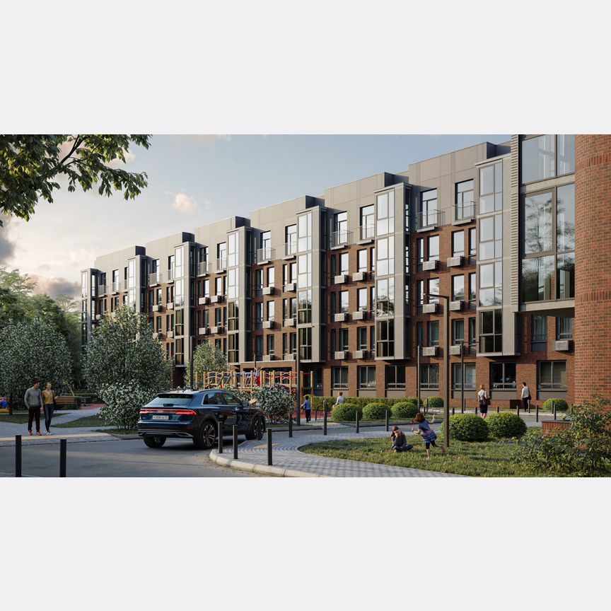 2-к. квартира, 68,7 м², 1/6 эт.