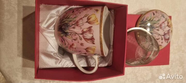 Кружка фарфоровая