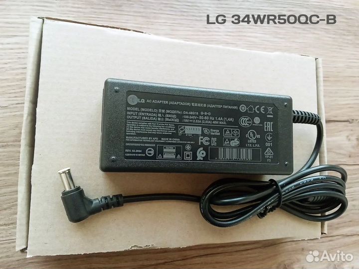 Блок питания для монитора LG 34WR50QC-B