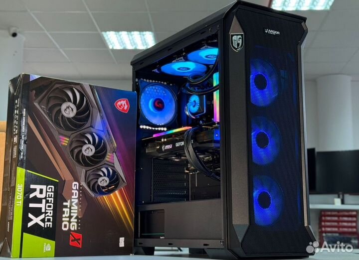 Игровой пк новый I5-10600kf rtx 3070ti 32gb-ram