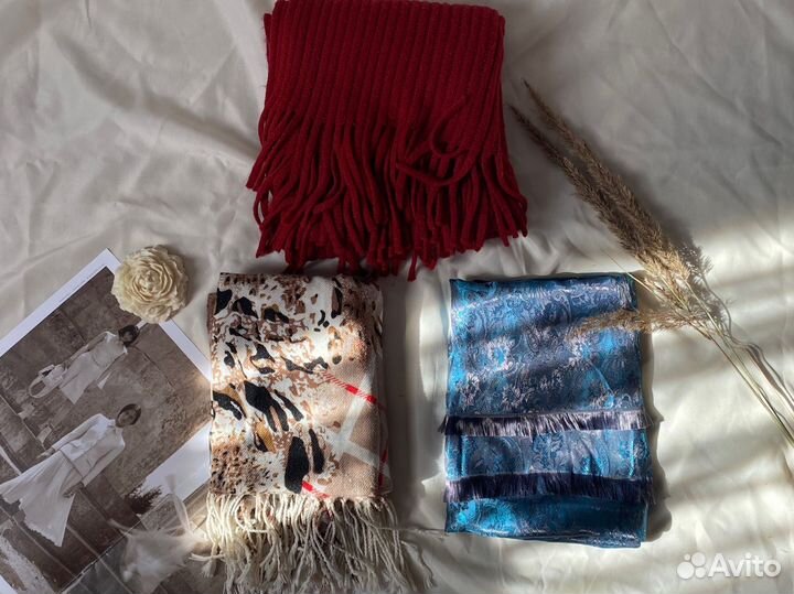 Шарфы платки палантины