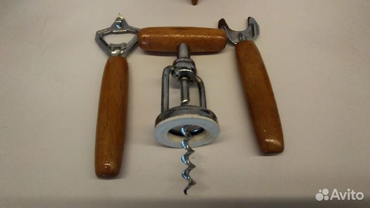 Винный набор dreco гдр штопор, открывалки. дерев