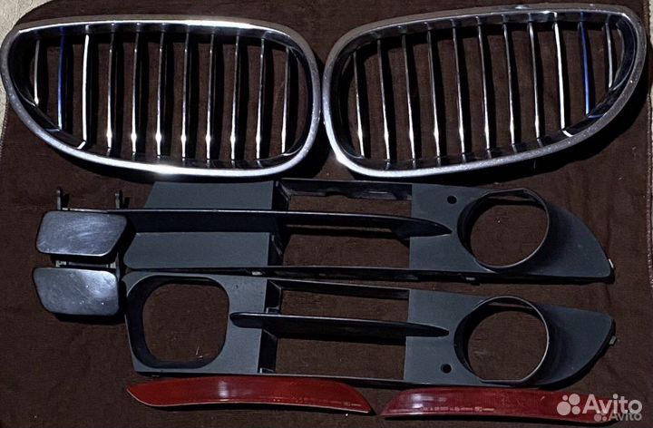 Решетка радиатора bmw 5 e60/e61