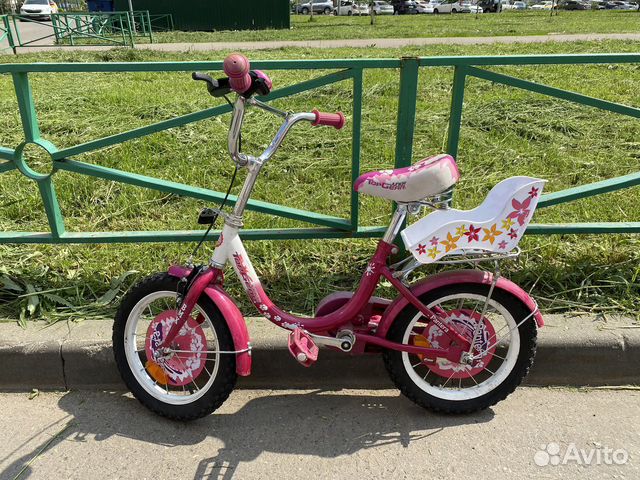 Детский велосипед 14 дюймов (4 колеса), Б/у купить в Красногорске | Авито