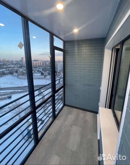 Отделка,обшивка и утепление балконов под ключ