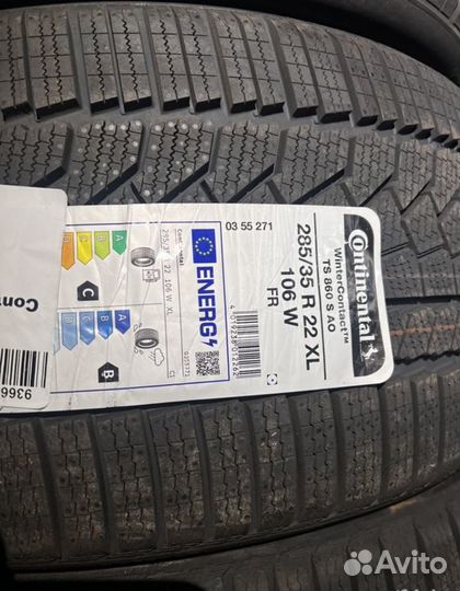 Continental ContiWinterContact TS 860S 265/35 R22 и 285/35 R22