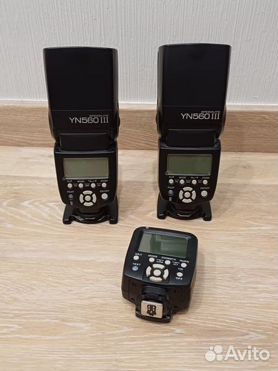 Вспышки Yongnuo YN560 III + синхронизатор YN560-TX