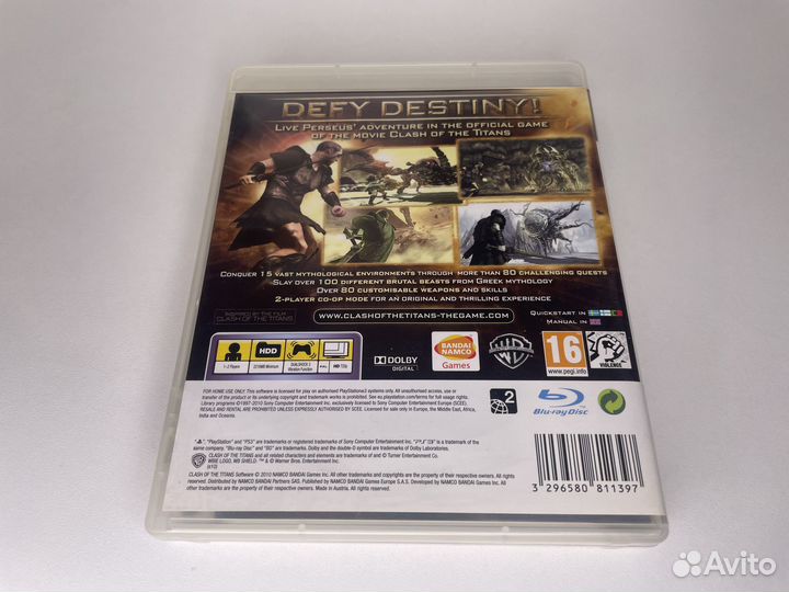 Clash of the Titans PS3 (Оригинал)