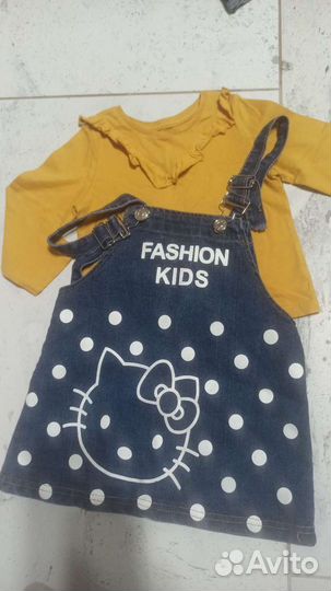 Вещи пакетом на девочку 1,5-2г hm zara next