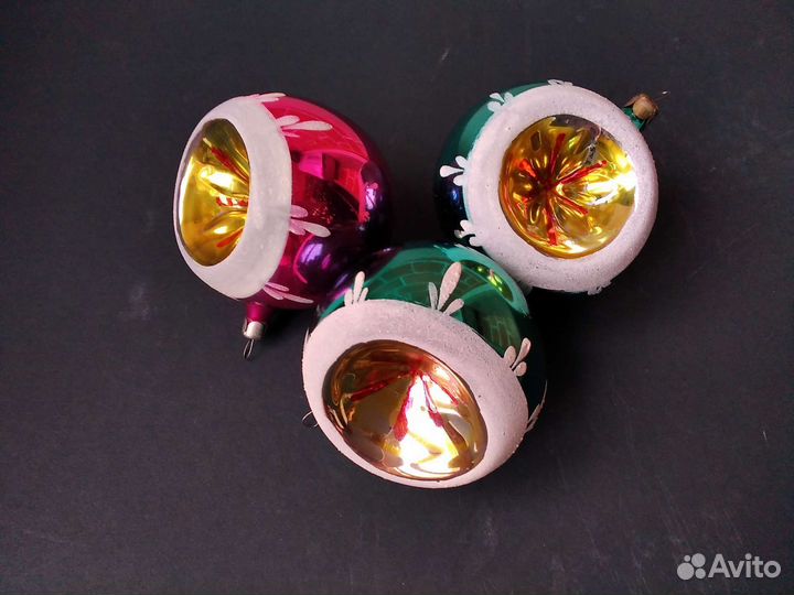 Елочные игрушки СССР одним лотом