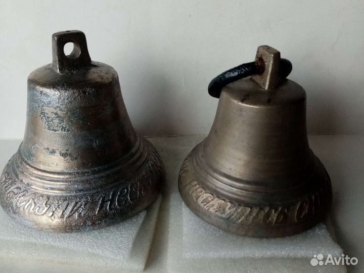 Старинные колокольчики с поговорками