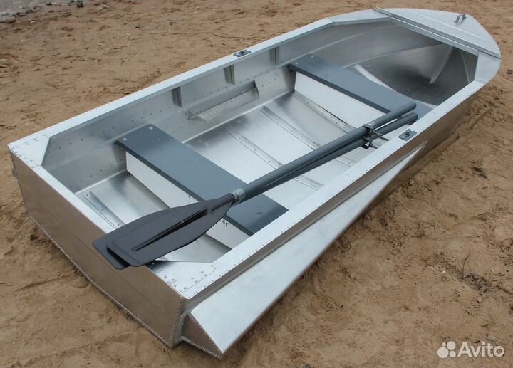 Новая алюминиевая лодка Малютка-Н 2.9 м.с булями