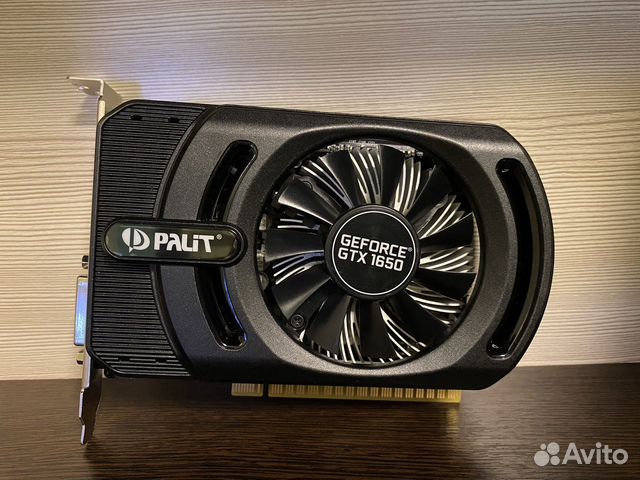 Видеокарта Palit GeForce GTX 1650 StormX 4GB купить в Санкт-Петербурге ...