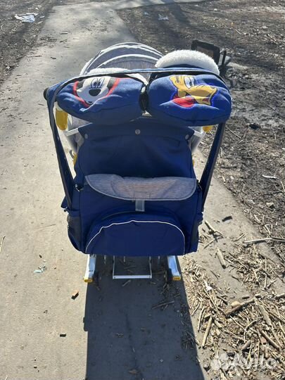 Коляска санки ника Disney