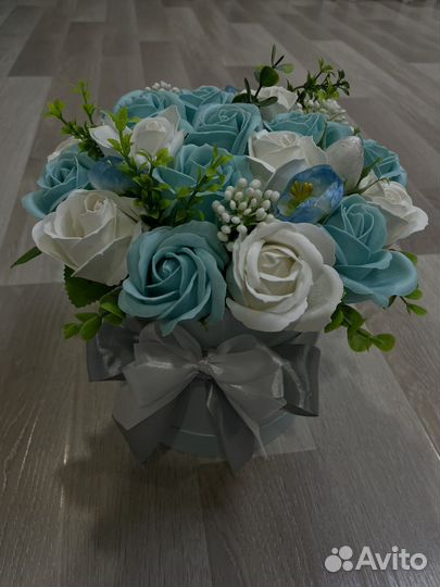 Цветы из мыло самодельные