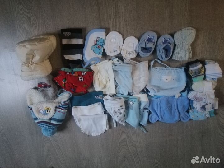 Вещи для малыша с 0 до 4 месяцев