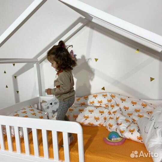 Детская кровать домик односпальная