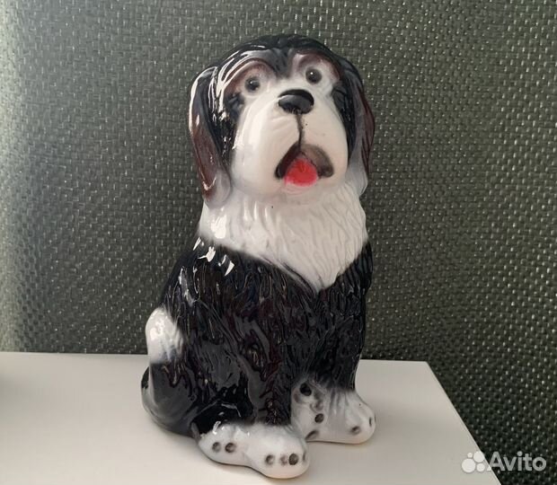 Копилка керамика собака