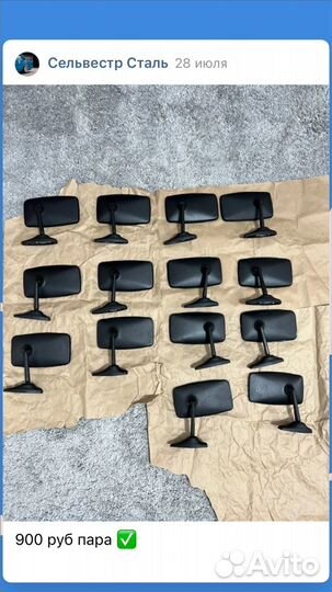 Ваз 2106,213,2106 зеркала комплект черные