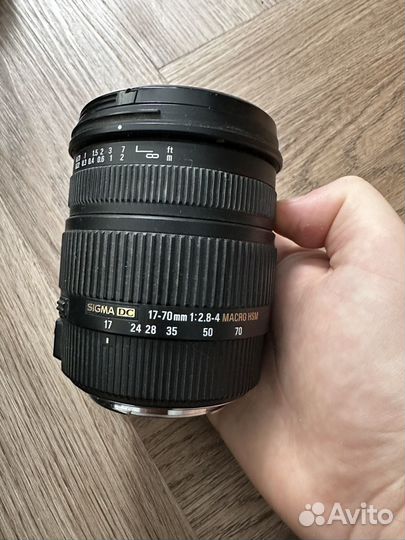 Объектив Sigma 17-70 f2.8-4 macro hsm Canon