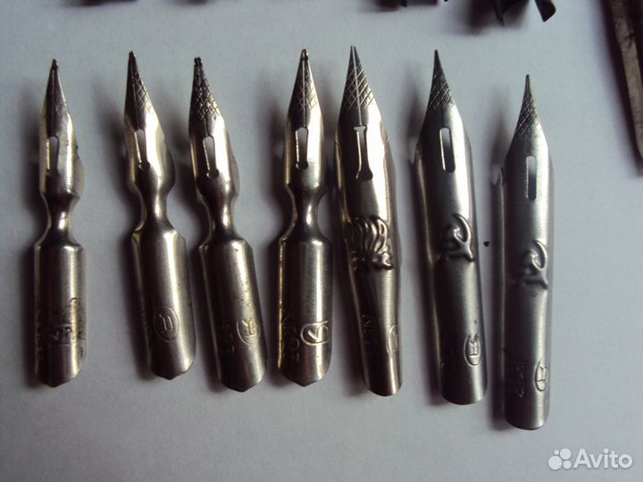 Чертежные и плакатные перья, ручки