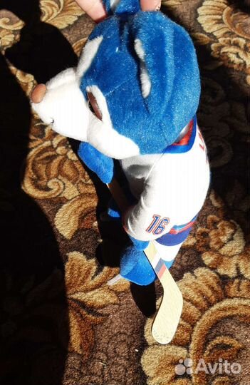 Хоккеист лайка. Талисман чемпионата мира по хоккею