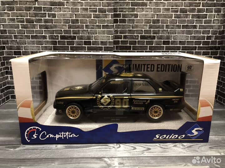 Solido 1/18 BMW M3 E30 90 years