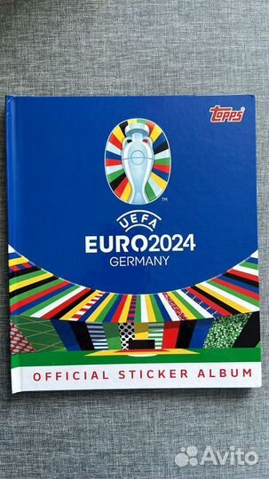 Альбомы / Блоки / Наклейки Topps euro 2024