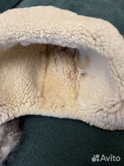 Шапка детская СССР дубленая, меховая, пуховая