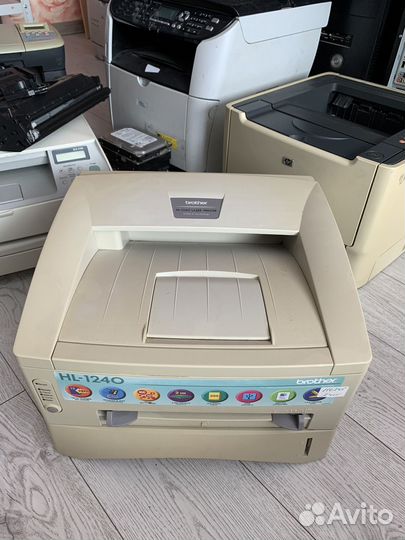 Brother HL-1240 лазерный принтер с проводами