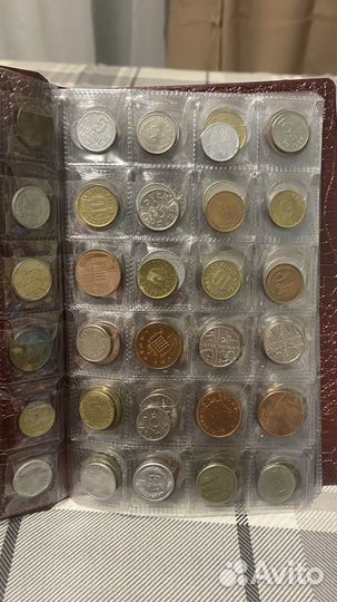 Иностранные монеты 192шт