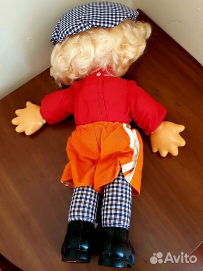 Кукла СССР. Антошка - футболист. Новый этикетка