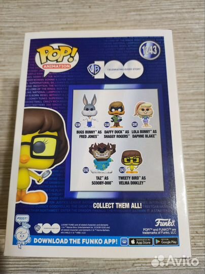 Funko Pop 1243 Tweety Bird as Velma Dinkley