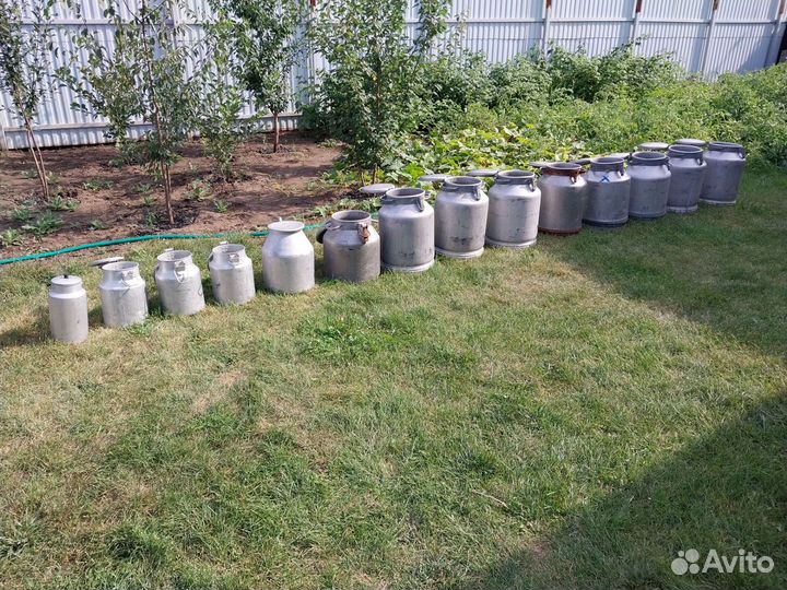 Фляга алюминиевая бу 40л, 20л, 10л, 5л