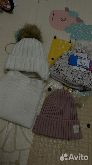 Комплект шапка, шарф