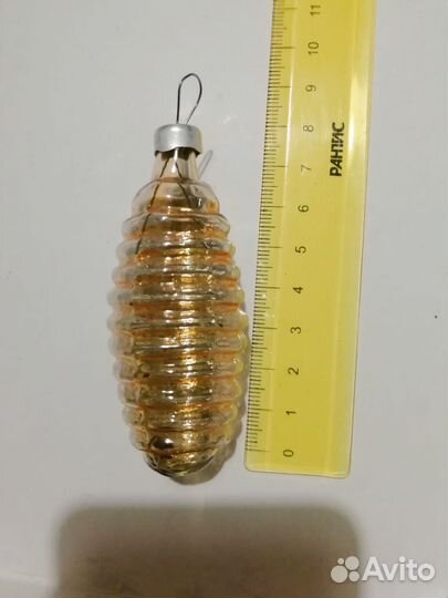 Елочные игрушки СССР стеклянные