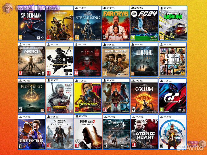 Игры для PS4, PS5 и Xbox на Дисках Новые и бу