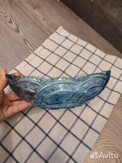 Ваза/ладья голубая