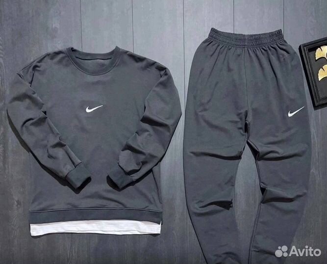 Костюм двойка nike(свитшот и спортивные штаны)