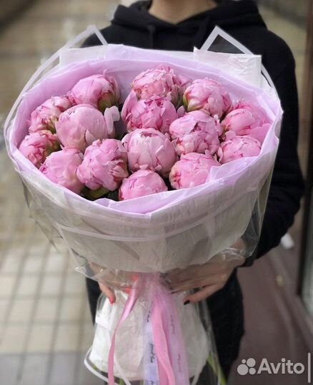 51/101/201/501 Пионы Букеты Цветы Доставка 24/7