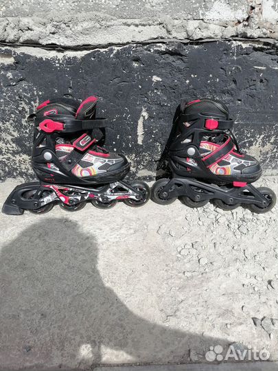 Детские ролики раздвижные и защита