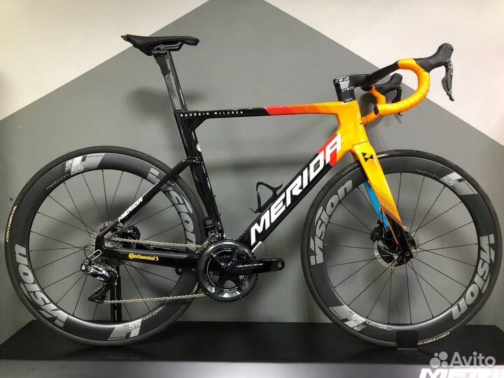 Шоссейный велосипед Merida reacto team-E (2021)