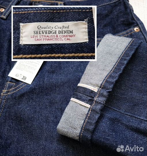 Женские Levis 501 Selvedge Premium оригинал