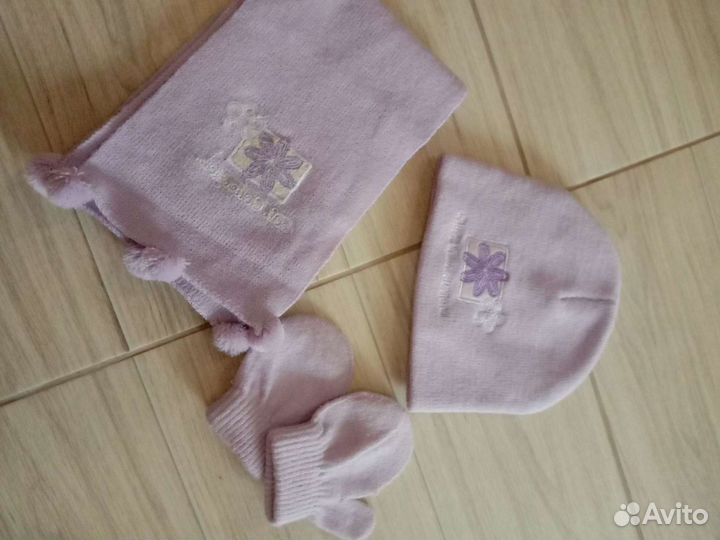 Комплект шапка, шарф