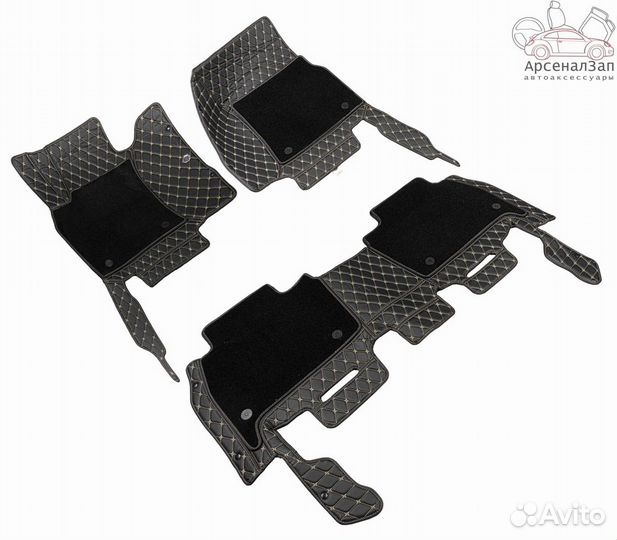 3d коврики Land Rover Range Rover Vogue из экокожи