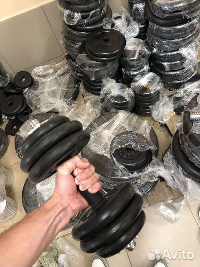 Гантели разборные