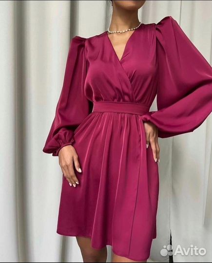 Платье новое 42-46 шёлк