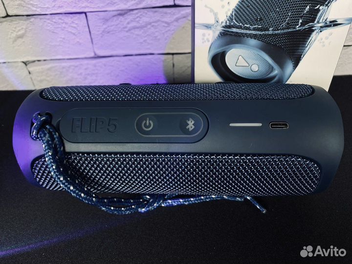 Колонка jbl flip 5 синяя