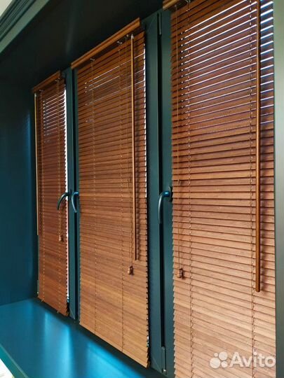 Жалюзи деревянные горизонтальные